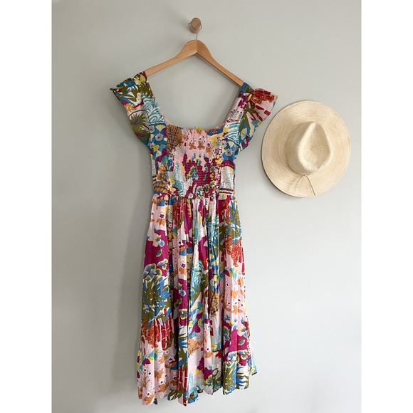 Caroline Constas Dresses & Skirts - Caroline Constas | Floral Open-Back Maxi Dress | Claudia Print | Sz S | NWT